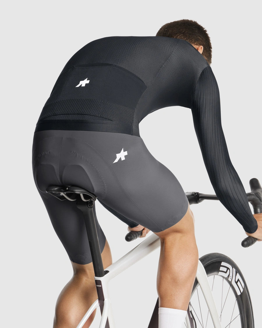 ASSOS EQUIPE RS S11 Langarm Trikot Schwarz/Grau