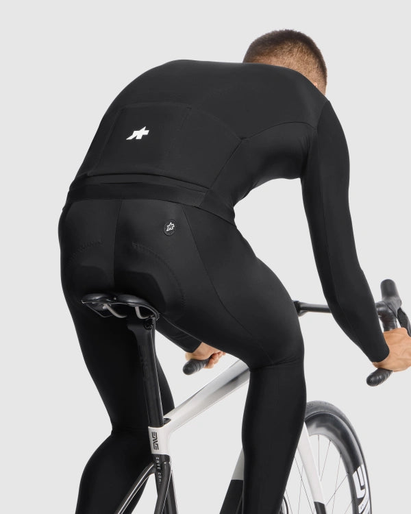 Trikot ASSOS MILLE GT SPRING FALL S11 Langarm Schwarz