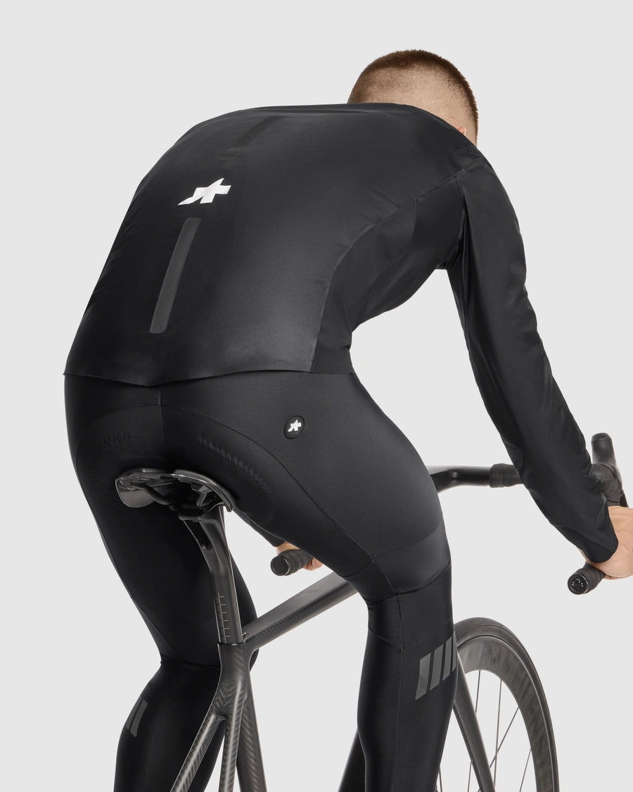 ASSOS EQUIPE RS SCHLOSSHUND RAIN S11 Jacke Schwarz