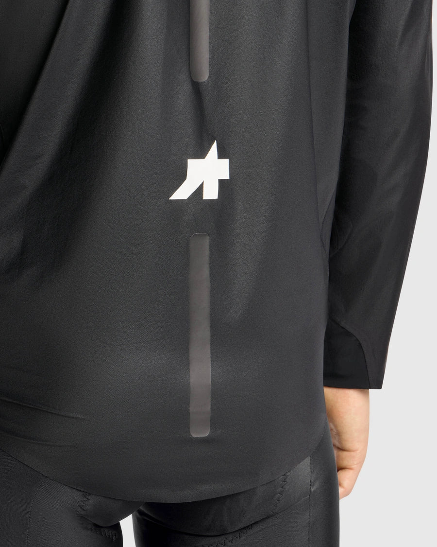 ASSOS EQUIPE RS SCHLOSSHUND RAIN S11 Jacke Schwarz