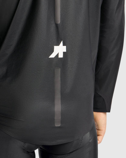 Jacke ASSOS EQUIPE RS SCHLOSSHUND RAIN S11 Schwarz
