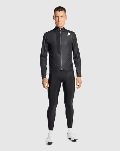 Jacke ASSOS EQUIPE RS SCHLOSSHUND RAIN S11 Schwarz