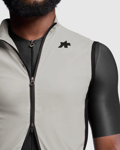 Ärmellose Jacke ASSOS MILLE GT WIND S11 Almond Milk