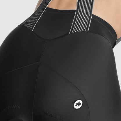 Kurze Damen-Trägerhose ASSOS UMA GT Damen C2 Schwarz