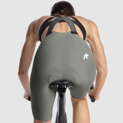 Trägerhosen-Kurzradler ASSOS DYORA R S11 Damen Khaki