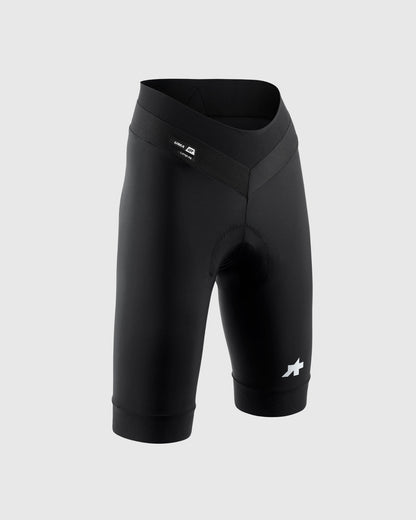 Kurze Radhose ASSOS UMA GT HALF S11 LONG Damen Schwarz
