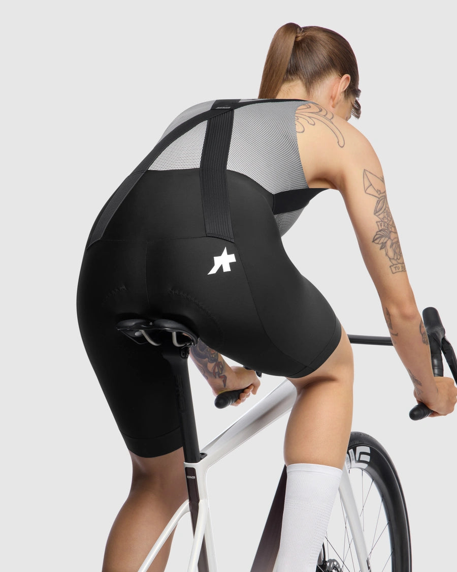 rennrad trägerhose kurz ASSOS UMA GT S11 Damen Kurz Trägerhose Schwarz – Probikeshop