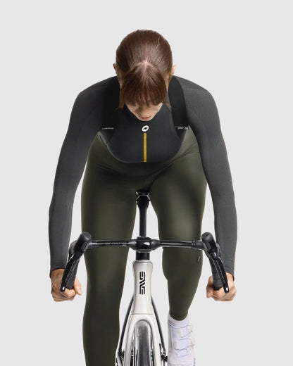 Lange Trägerhose ASSOS UMA GT SPRING FALL S11 Damen Grün