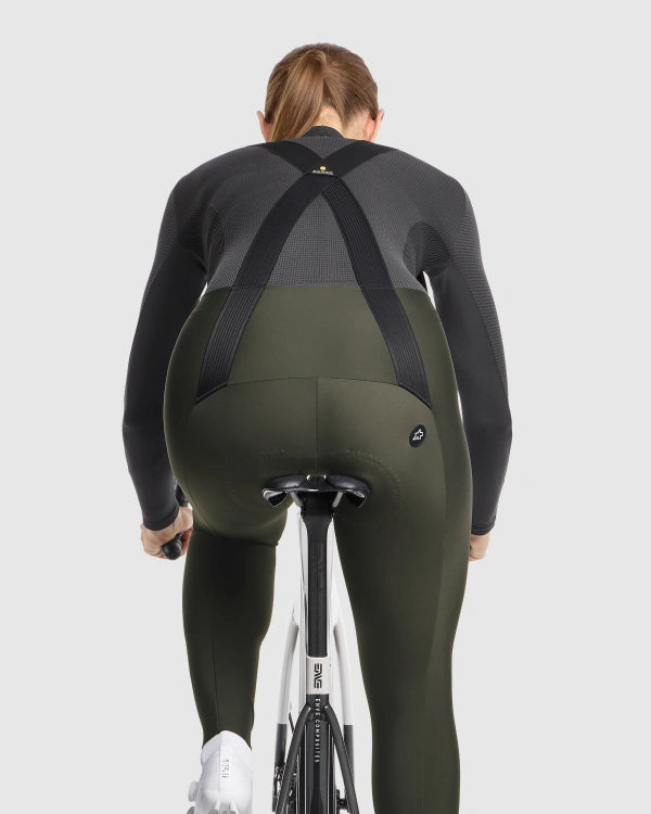 Lange Trägerhose ASSOS UMA GT SPRING FALL S11 Damen Grün