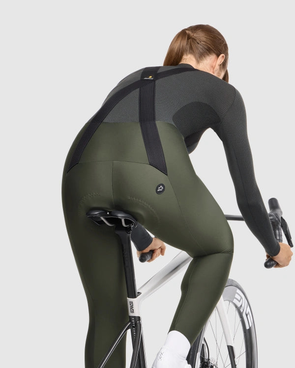 Lange Trägerhose ASSOS UMA GT SPRING FALL S11 Damen Grün