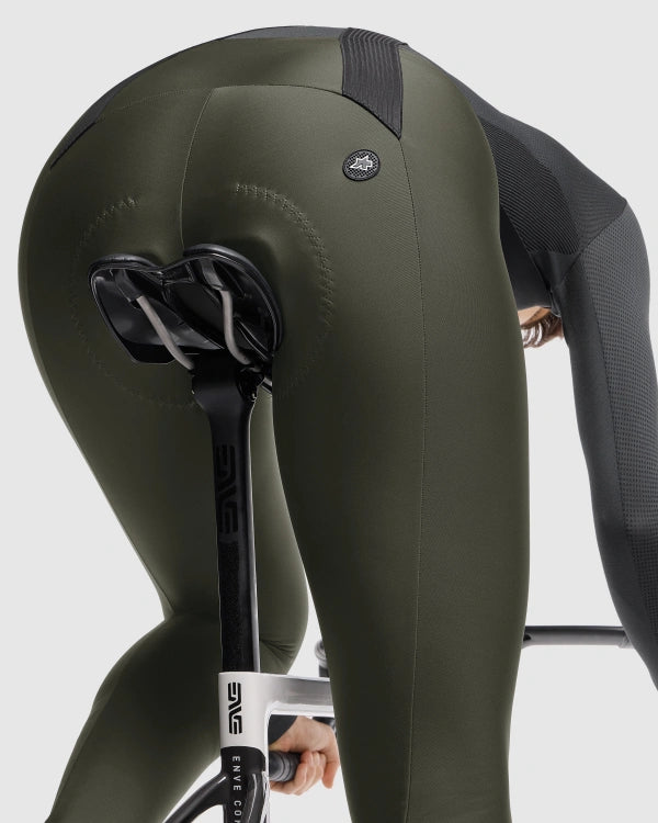 Lange Trägerhose ASSOS UMA GT SPRING FALL S11 Damen Grün