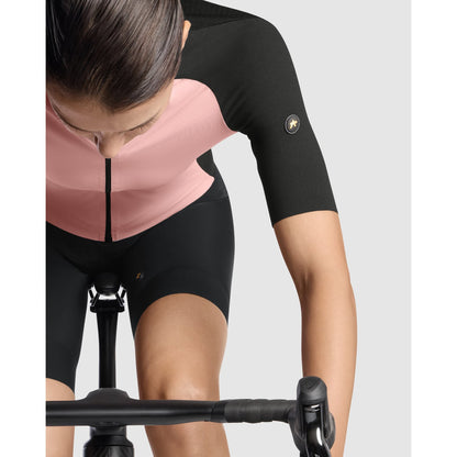 Trikot ASSOS UMA GTV C2 Kurzarm Damen Rosa