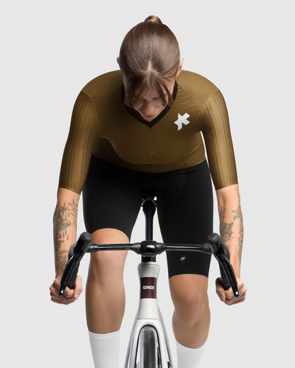 Trikot ASSOS DYORA RSV S11 Kurzarm Damen Jupiter Gold