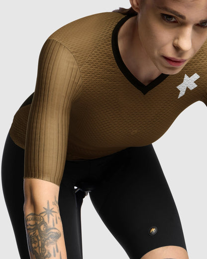 Trikot ASSOS DYORA RSV S11 Kurzarm Damen Jupiter Gold