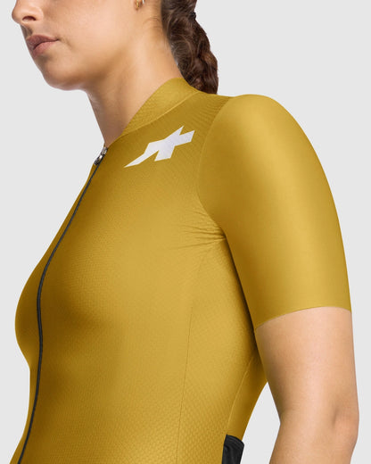 Trikot ASSOS UMA GT S11 EVO Kurzarm Damen Godlen Yellow