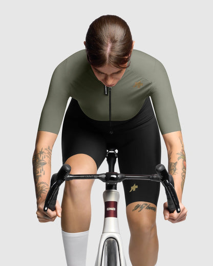 Trikot ASSOS UMA GTV S11 Kurzarm Damen Grün