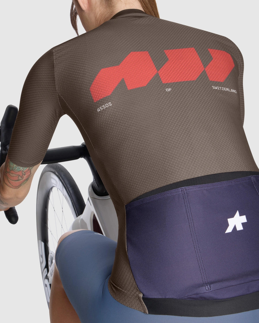 ASSOS DYORA R S11 We are the A Trikot Langarm Women Braun