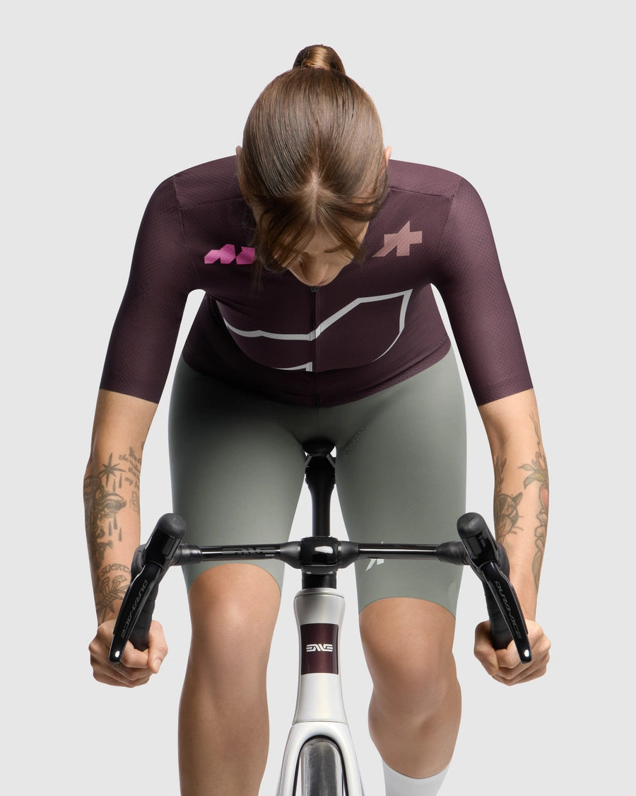 ASSOS DYORA R S11 We are the A Langarm Trikot Women Rot