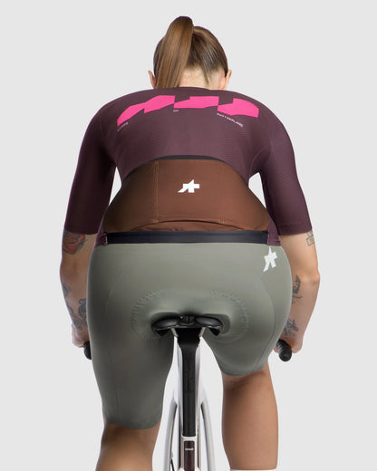 Trikot ASSOS DYORA R S11 We are the A Kurzarm Damen Bordeaux