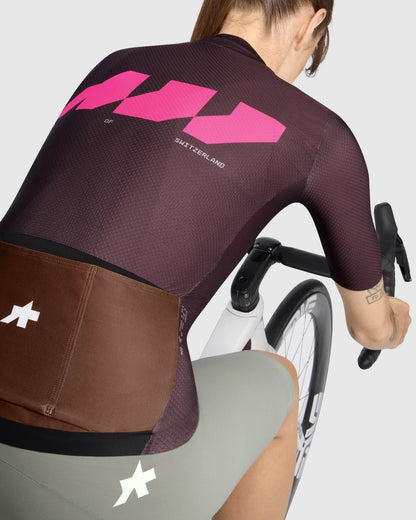 Trikot ASSOS DYORA R S11 We are the A Kurzarm Damen Bordeaux