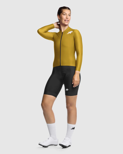 ASSOS UMA GT S11 EVO Langarm-Trikot Damen Golden Yellow