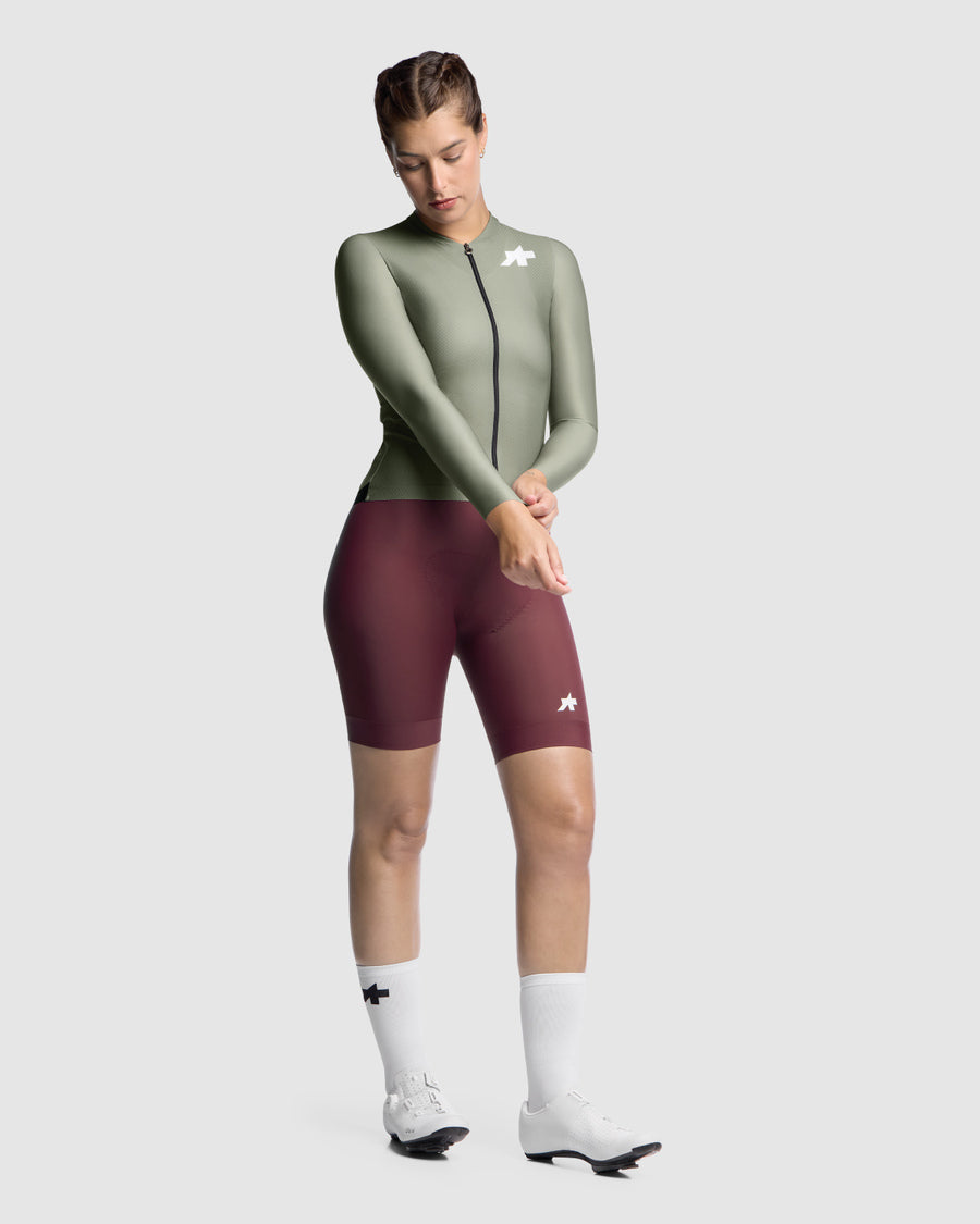 ASSOS UMA GT S11 EVO Langarm Trikot Women Grün