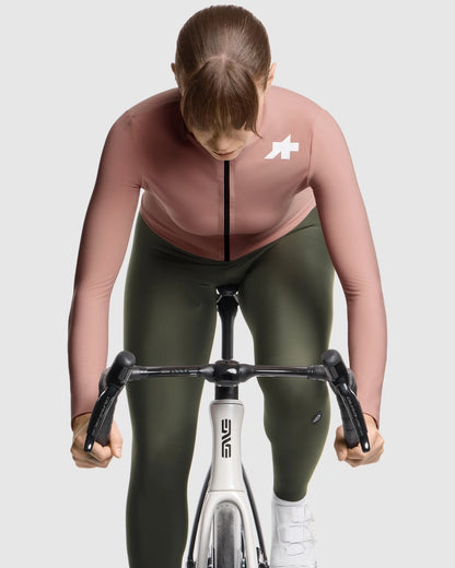 Trikot ASSOS MILLE GT SPRING FALL S11 Langarm Damen Rosa