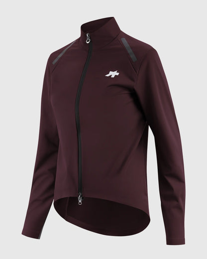 ASSOS MILLE GT SHELL S11 EVO Damen-Jacke Braun/Bordeaux