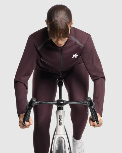 ASSOS MILLE GT SHELL S11 EVO Damen-Jacke Braun/Bordeaux
