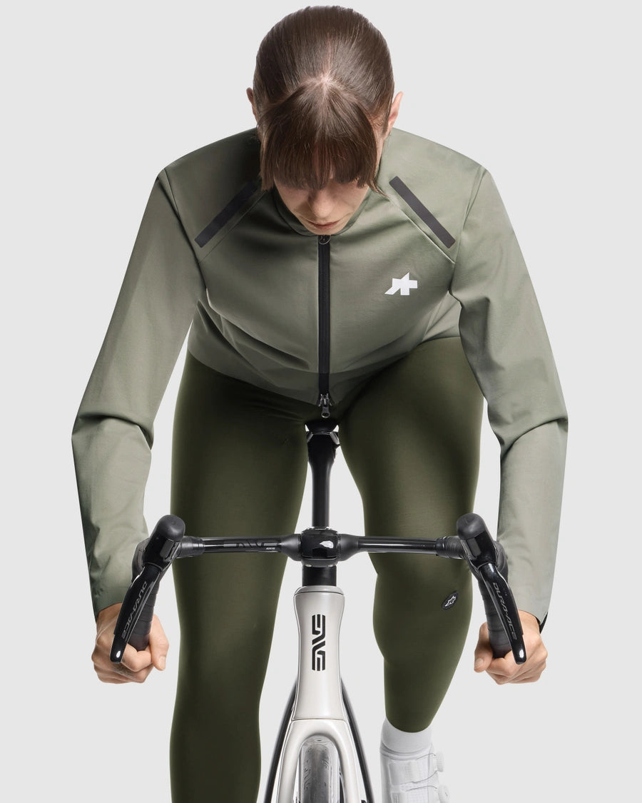 Jacke ASSOS MILLE GT SHELL S11 EVO Damen Grün