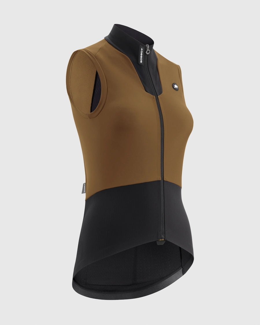 Ärmellose Jacke ASSOS DYORA R SPRING FALL S11 Damen Jupiter Gold