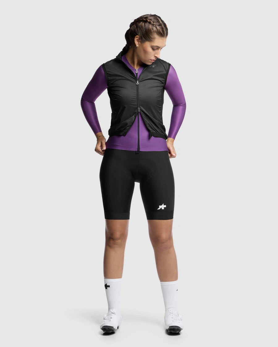 ASSOS UMA GT WIND S11 Damen Ärmellose Jacke Schwarz