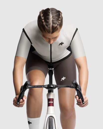 Ärmellose Jacke ASSOS UMA GT WIND S11 Damen Almond Milk
