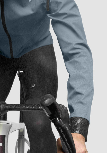 ASSOS MILLE GTS STURMPRINZ RAIN S11 Jacke Blau/Silber