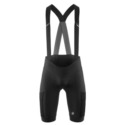 Kurze Trägerhose ASSOS TACTICA KIESKÄFER GRAVEL T5 Schwarz