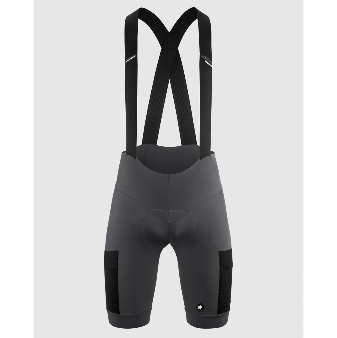 ASSOS TACTICA KIESKAFER GRAVEL T5 Kurze Trägerhose Grau