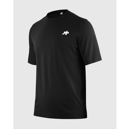 Trikot ASSOS TACTICA POST RIDE T5 Kurzarm Schwarz