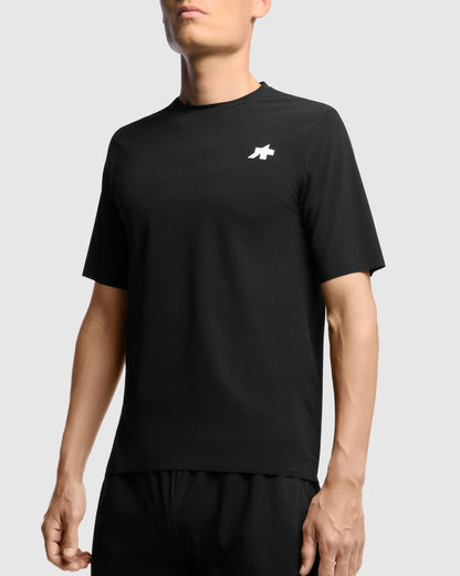 Trikot ASSOS TACTICA POST RIDE T5 Kurzarm Schwarz