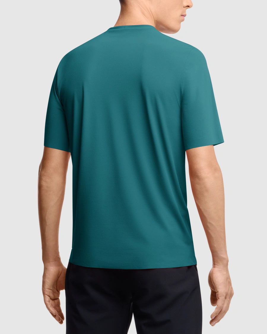 ASSOS TACTICA POST RIDE T5 Trikot Kurzarm Deep Petrol