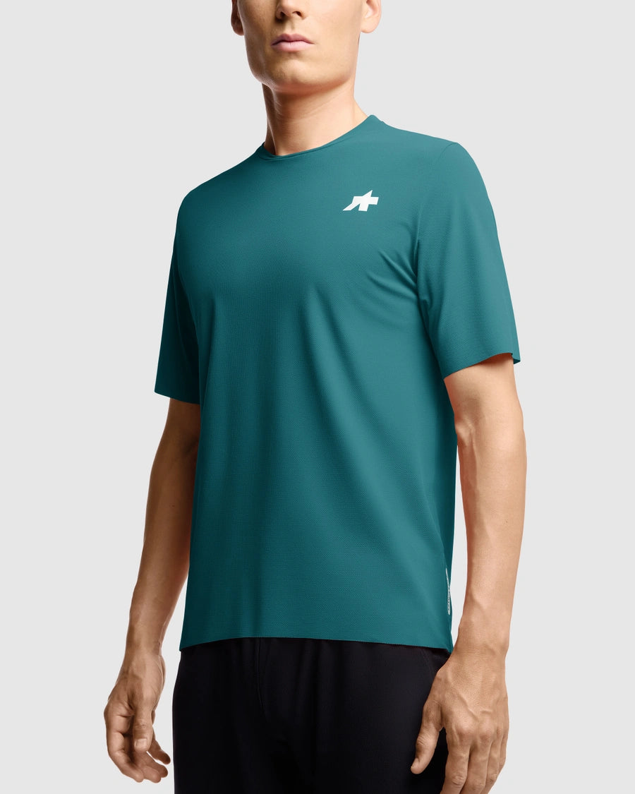 ASSOS TACTICA POST RIDE T5 Trikot Kurzarm Deep Petrol