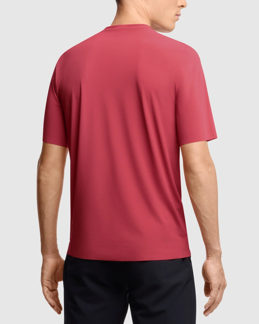 ASSOS TACTICA POST RIDE T5 Trikot Kurzarm Deep Berry