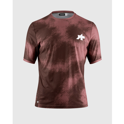 Trikot ASSOS TACTICA T5 MUD FLAGE Kurzarm Braun