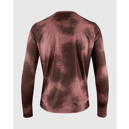Trikot ASSOS TACTICA T5 MUD FLAGE Langarm Braun
