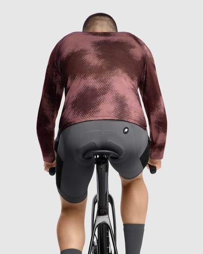 Trikot ASSOS TACTICA T5 MUD FLAGE Langarm Braun