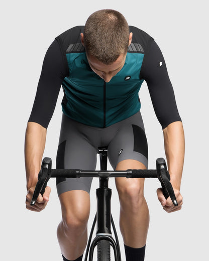 Ärmelloser Windbreaker ASSOS TACTICA T5 Deep Petrol