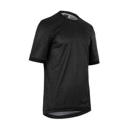 Trikot ASSOS TRAIL T3 Kurzarm Schwarz