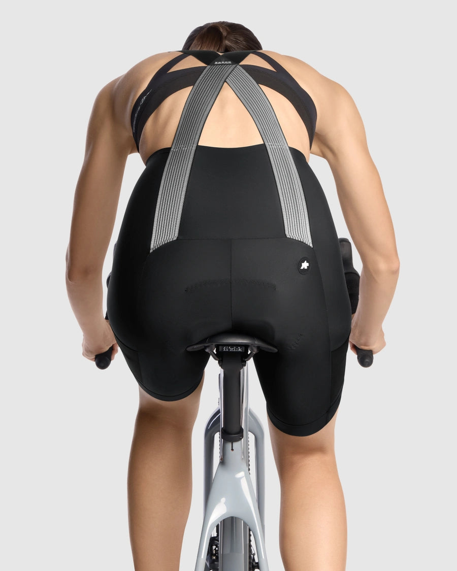 ASSOS TACTICA KIESKAFER T5 Damen Kurz Trägerhose Schwarz