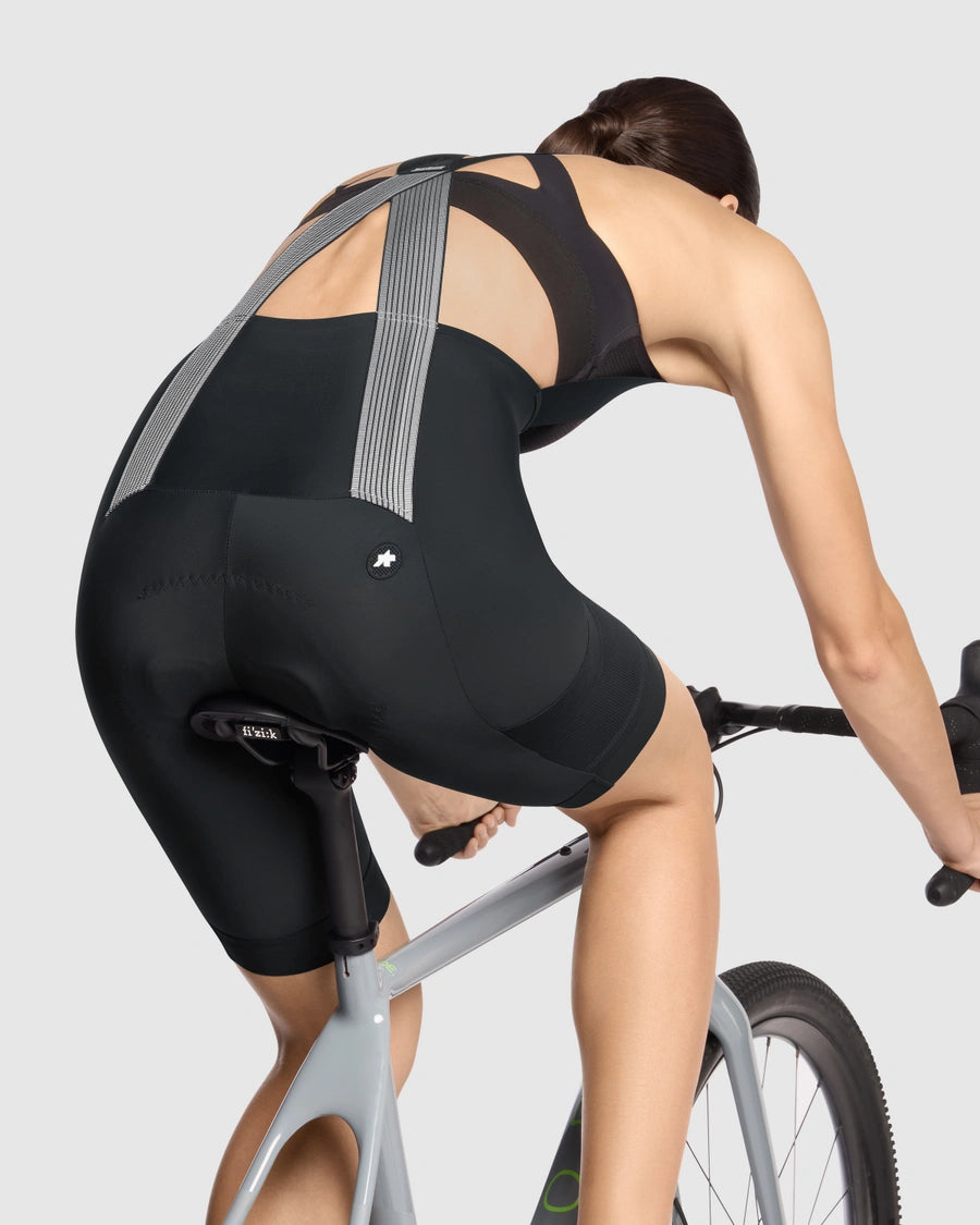 ASSOS TACTICA KIESKAFER T5 Damen Kurz Trägerhose Schwarz