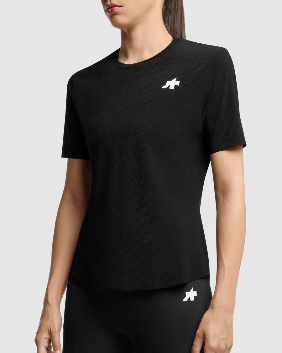 ASSOS TACTICA POST RIDE T5 Kurzarm Trikot Women Schwarz