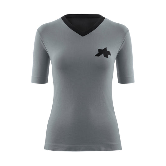 ASSOS TACTICA TECH T5 Kurzarm-Trikot für Damen, grau